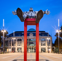 Statue Dali Place Catalogne Perpignan